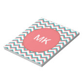 Südwestliches Zickzack Muster Notizblock (Rotiert)