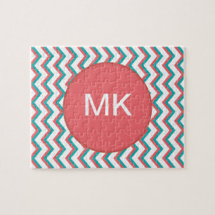 Südwestliches Zickzack Muster Puzzle