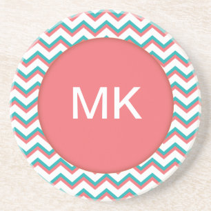 Südwestliches Zickzack Muster Sandstein Untersetzer