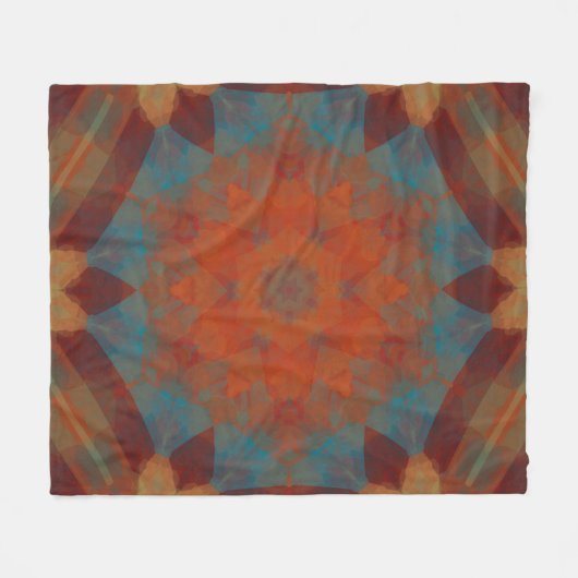 SüdwestMandala 3 Fleecedecke (Vorderseite (Horizontal))