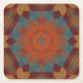 SüdwestMandala 3 Rechteckiger Pappuntersetzer (Vorderseite)