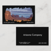 Südwestmonumental Arizona Visitenkarte (Vorne/Hinten)