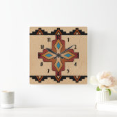 Südwestmotif Quadratische Wanduhr (Zuhause)