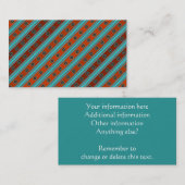 Südwestmotiv-Gewohnheits-Visitenkarten Visitenkarte (Vorne/Hinten)