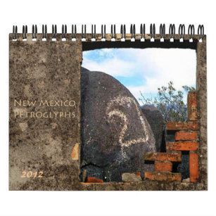SüdwestNew Mexiko-Petroglyphe-Kalender 2012 Kalender