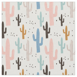 Südwestpastellfarben Cactus Stoff