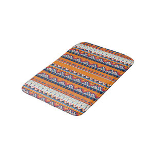 Südwestpattern Boho Rustic Badematte