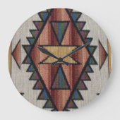 Südwestpattern Fun Wall Uhr (Vorderseite)