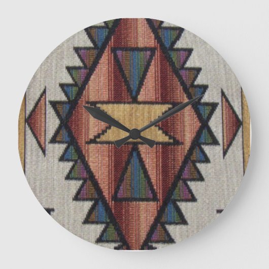 Südwestpattern Fun Wall Uhr (Vorderseite)