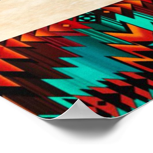 Südwestpferd Poster (Ecke)