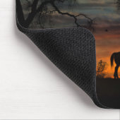 Südwestpferd und Sunset Mouse Pad Mousepad (Ecke)