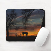 Südwestpferd und Sunset Mouse Pad Mousepad (Mit Mouse)