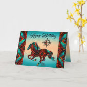 Südwestpferdkarte Karte (Gelbe Blume)