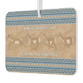 Südwestpronghorn Antelope Herd Personalisiert Autolufterfrischer (Links)