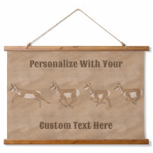 Südwestpronghorn Antelope Herd Personalisiert