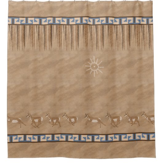 Südwestpronghorn Antelopes Duschvorhang (Vorderseite)