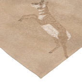 Südwestpronghorn Antelopes Kurzer Tischläufer (Ecke)