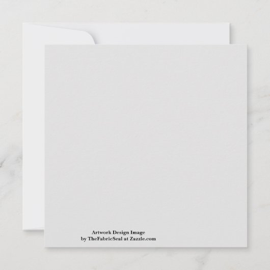 Südwestquiggly Wiggly Earth Tone Abstrakt Karte (Rückseite)