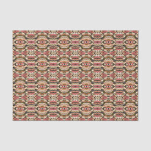 Südwestquiggly Wiggly Earth Tone Abstrakt Seidenpapier