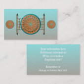 Südwestrhythmus-Gewohnheits-Visitenkarten Visitenkarte (Vorne/Hinten)