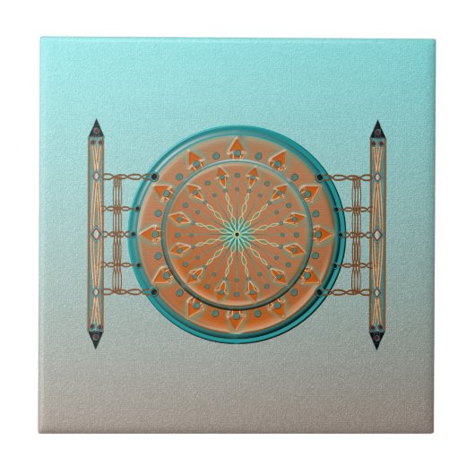 Südwestrhythmus-Keramik-Fliese Fliese (Vorderseite)