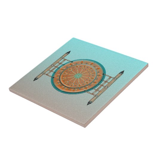 Südwestrhythmus-Keramik-Fliese Fliese (Seite)