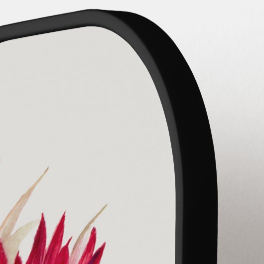 Südwestrustikaler Holzroter Blume Cactus Wire Pickleball Schläger (Linke Seite)