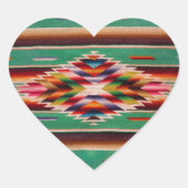 Südwestsaltillo Herz-Aufkleber (Vorderseite)
