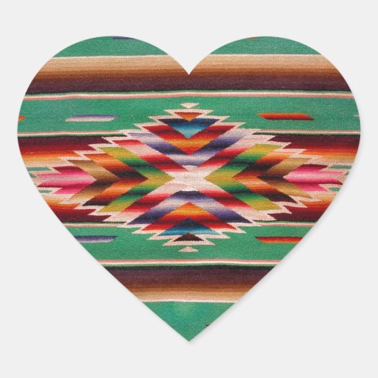 Südwestsaltillo Herz-Aufkleber (Vorderseite)