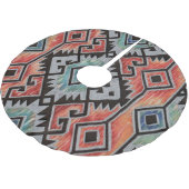 Südwestsilber Polyester Weihnachtsbaumdecke (Schrägansicht)