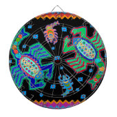 Südwestskorpione an meiner Mauer Dartscheibe (vorne)