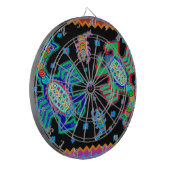 Südwestskorpione an meiner Mauer Dartscheibe (Vorderseite Links)