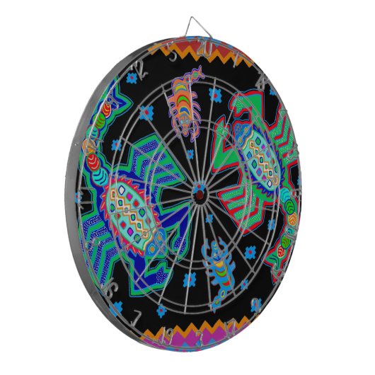 Südwestskorpione an meiner Mauer Dartscheibe (Vorderseite Links)