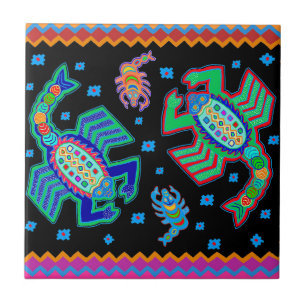 Südwestskorpione an meiner Mauer Fliese