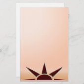 Südwestsonnenaufgang Briefpapier (Vorne/Hinten)