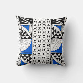 Südwestsonnenaufgang in Blau Kissen