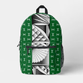 Südwestsonnenaufgang in Grün Bedruckter Rucksack (Vorderseite)