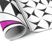 Südwestsonnenaufgang in Rosa Geschenkpapier (Rolleneckpunkt)