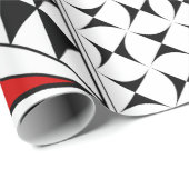 Südwestsonnenaufgang in Rot Geschenkpapier (Rolleneckpunkt)