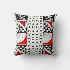 Südwestsonnenaufgang in Rot Kissen