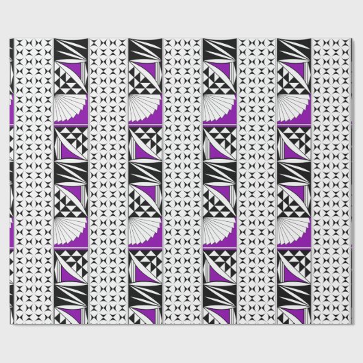 Südwestsonnenaufgang Lila Geschenkpapier (Flach)