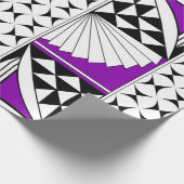 Südwestsonnenaufgang Lila Geschenkpapier (Ecke)