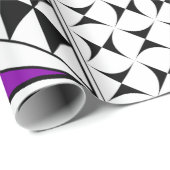 Südwestsonnenaufgang Lila Geschenkpapier (Rolleneckpunkt)