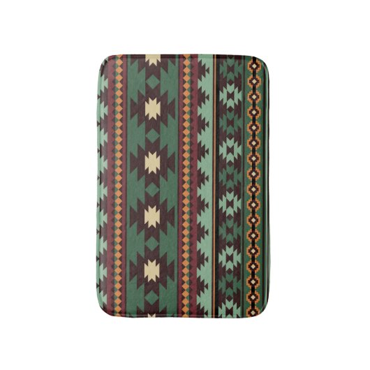 Südweststämmiger Grünbraun Badematte (Vorderseite Vertikal)