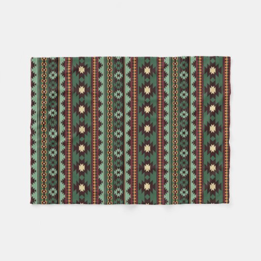 Südweststämmiger Grünbraun Fleecedecke (Vorderseite (Horizontal))