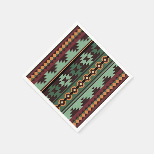 Südweststämmiger Grünbraun Serviette (Ecke)