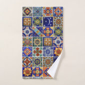Südweststil Talavera Tile Colorful Badezimmer Badhandtuch Set (Handtuch)