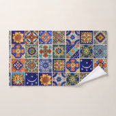 Südweststil Talavera Tile Colorful Badezimmer Badhandtuch Set (Handtuch)