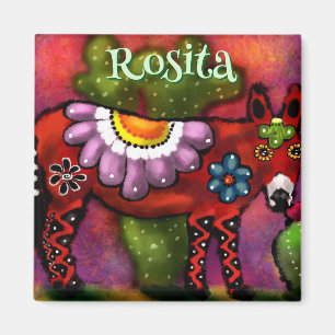 Südwesttalavera-Style Donkey Personalisiert Magnet