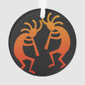 Südwesttanz Kokopelli Weihnachtsfeiertag Weihnacht Ornament (Rückseite)